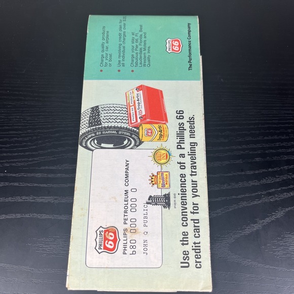 Phillips 66 Arkansas Louisiana Mississippi Map‎ - Picture 2 of 10